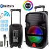 3000 Watts Wireless Portable Party Bluetooth Speaker With Microphone & Remote 8" Subwoofer